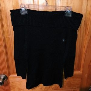 Black Off The Shoulder Sweater